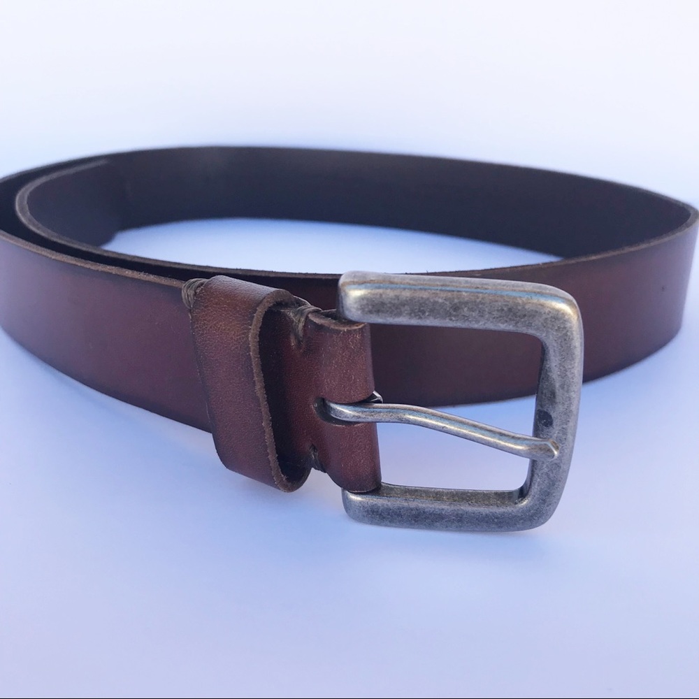 The Rail • Brown Genuine Leather Belt Size 34